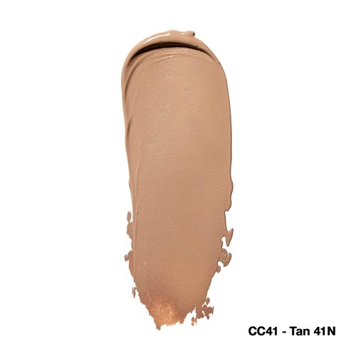 Palladio CC Cream - Full-Coverage Color Correction with Peptides & Vitamin C | Oil-Free, Tan 41N
