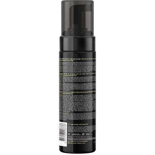 b.tan Dark Self Tanner Mousse - Ultra Dark Bronzing Glow | 1 Hour Express Sunless Tanning Foam, 6.7 Fl Oz