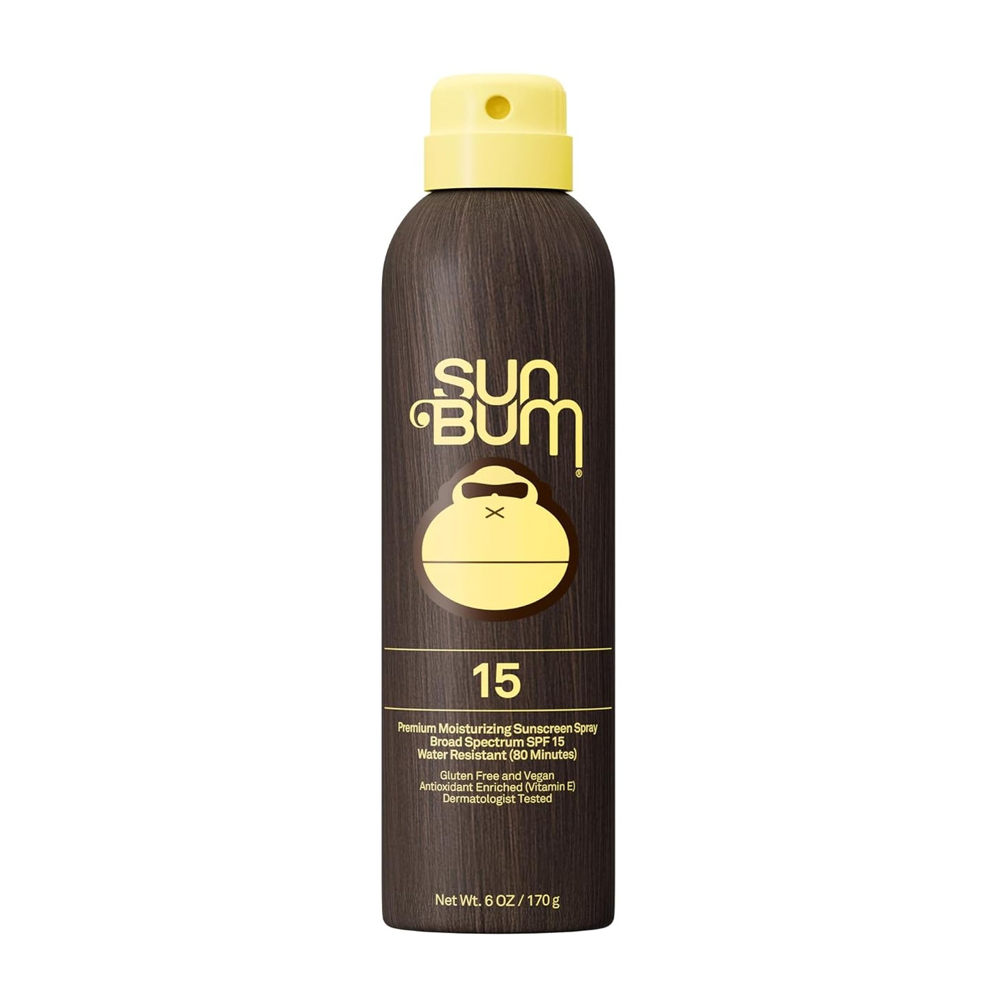 Sun Bum Original SPF 70 Sunscreen Body Spray - Broad Spectrum Moisturizing Protection with Vitamin E - 6 oz