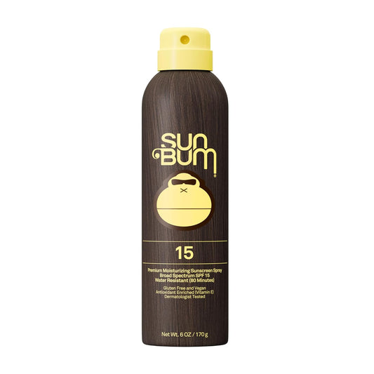 Sun Bum Original SPF 15 Sunscreen Body Spray - Broad Spectrum Moisturizing Protection with Vitamin E - 6 oz
