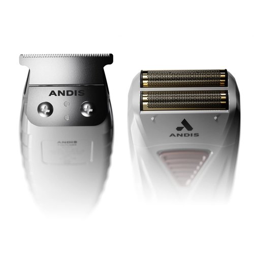 Andis 17270 Finishing Combo | T-Outliner Trimmer & Pro Foil Shaver - Professional Hair & Beard Kit