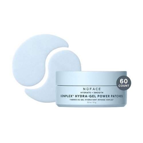 NuFACE IonPlex Hydra-Gel Under Eye Patches - Cooling Treatment for Puffy Eyes & Dark Circles (60 Count)
