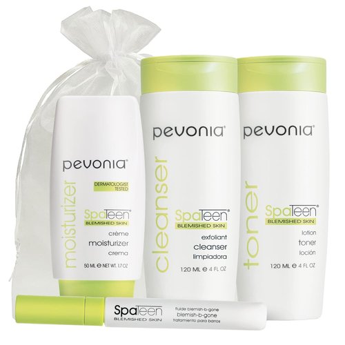 PEVONIA Spateen Blemished Skin Care Kit - 10.1 oz | Clear and Revitalize Your Skin