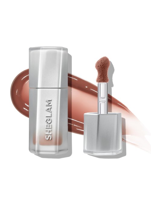 SHEGLAM Glass Lock Air Gloss High Shine Finish Moisturizing Lip Gloss-French Toast