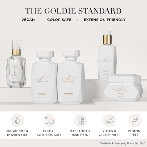 Goldie Locks Ultra Hydrating Signature Conditioner | Restores Hydration, Mends Split Ends, & Protects Dryness | Reduces Frizz | Extension & Hair Color Safe