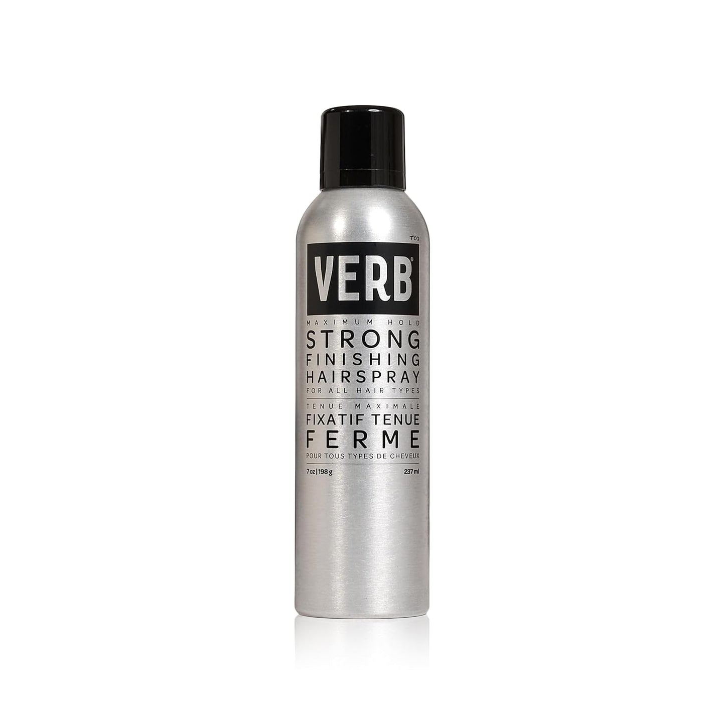 VERB Strong Finishing Hairspray - Firm Hold & Humidity Resistant - 7 oz with Warm Floral Scent