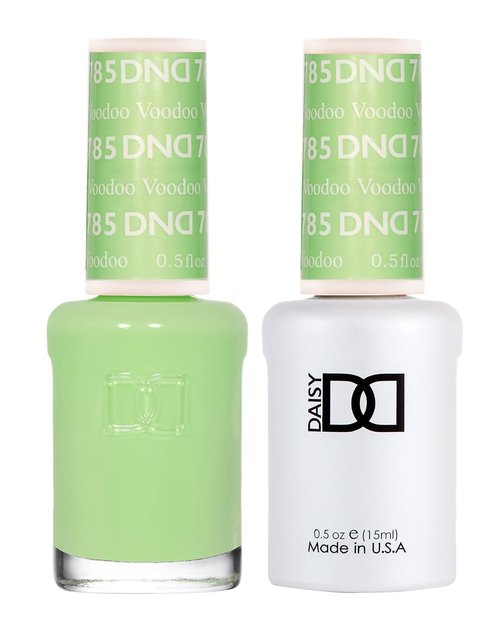 DND Gel Polish Set - Green Collection | UV/LED Gel & Air Dry Nail Lacquer Duo, 0.5 Fl Oz Each