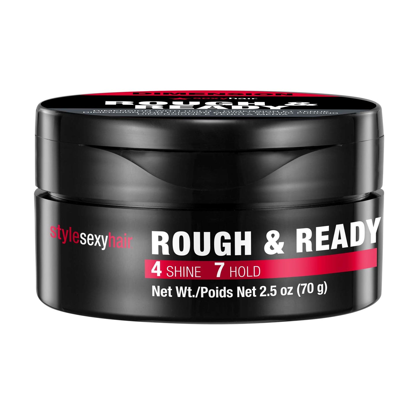 SexyHair Styling Putty - Rough & Ready Dimension with Pliable Hold for Easy Molding & Defining