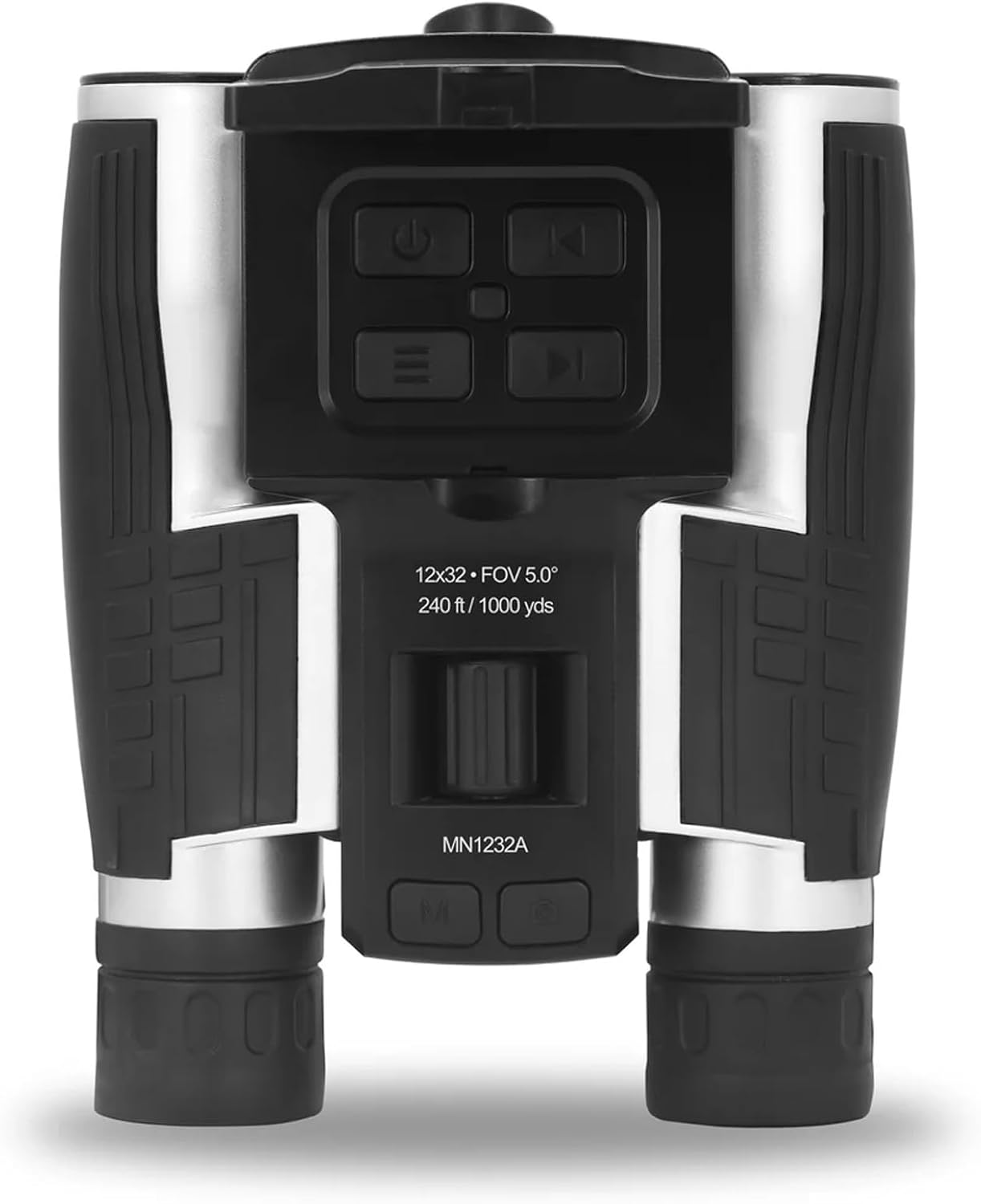 Minolta 12x32 Digital Binoculars - 4K UHD Video Camera, 48MP Photo Capture, 8X Digital Zoom, IPS Anti-Glare Screen, Fog-Resistant Optics, Compact, Ideal for Birdwatching & Travel Hunting + Harness
