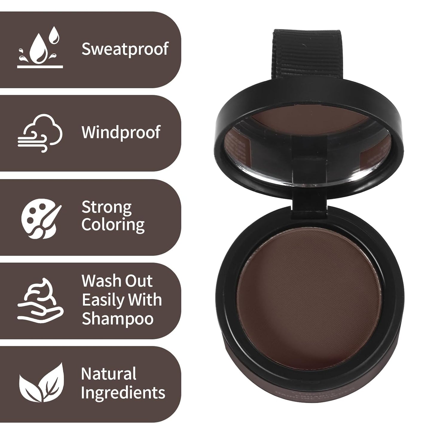 Waverloo Magic Root Cover Up Instantly Conceals High Forehead & Hair Loss - Sweat & Waterproof Root Touch Up Hair Powder for Women & Men (Medium Blonde)