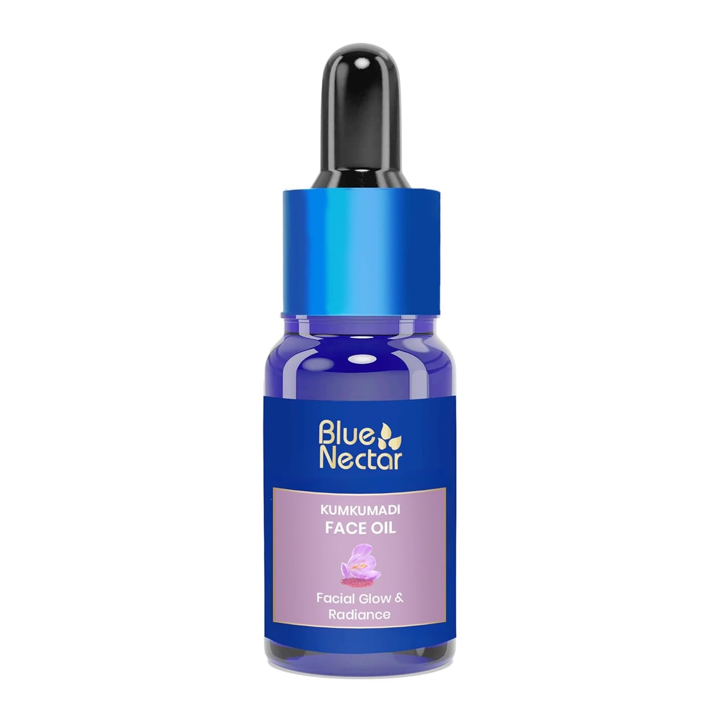 Blue Nectar Kumkumadi Oil - Ayurvedic Anti-Aging Face Serum with Saffron & Sandalwood | 0.33 Fl Oz for Radiant Skin