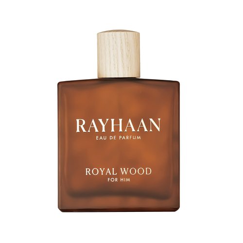 Rayhaan Royal Wood Eau de Parfum Spray Wood Collection for Men, 3.4 Ounce