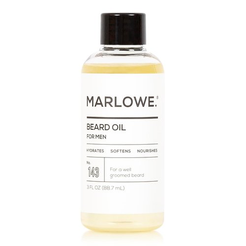 Marlowe. No. 143 Beard Oil - 3 oz Conditioning Oil for Men | 100% Natural Softener, Fragrance-Free