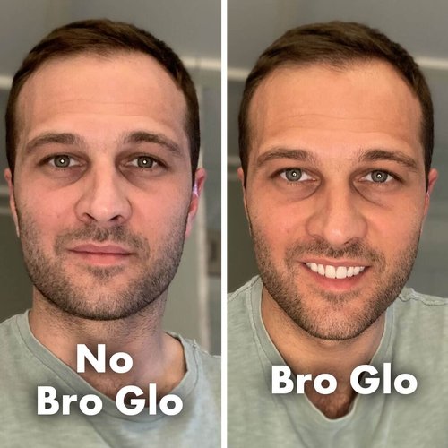 Bro Glo Self Tanner - Easy Sunless Tan for Face & Body with Mitt Applicator - Natural Bronze Gift Set