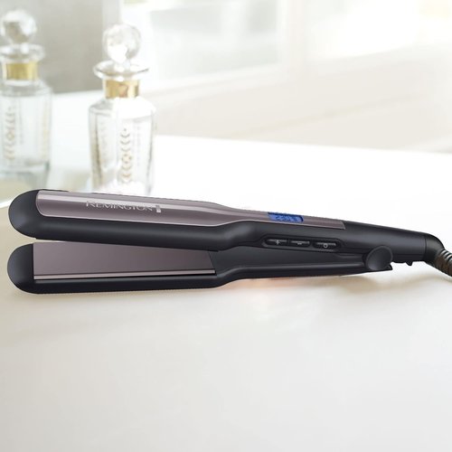 Remington S5525 PRO Ceramic Hair Straightener - Fast Heat Up & Sleek Finish | Black