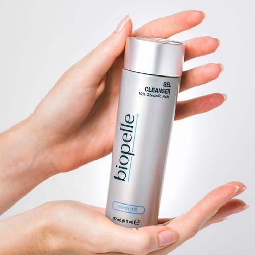 Biopelle 10% Glycolic Acid Exfoliating Gel Cleanser - Deep Clean & Revitalize | 6 Fl Oz
