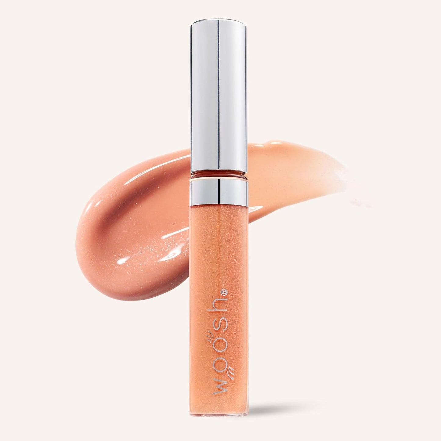 Woosh Beauty Spin-On Lip Gloss - Hydrating Hyaluronic Acid & Shea Butter, Vegan & Cruelty-Free | Glaze Finish