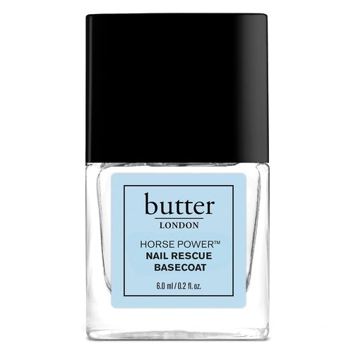 butter LONDON Nail Rescue Base Coat - Strengthens & Restores Damaged Nails | Gluten-Free, 0.2 Fl Oz