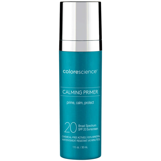 Colorescience Calming Perfector Face Primer - Water Resistant Mineral Sunscreen | Broad Spectrum SPF 20, 1 Fl Oz
