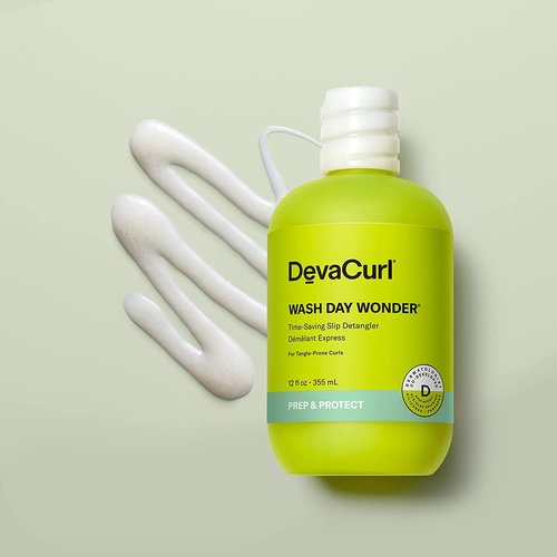 DevaCurl Wash Day Wonder Detangler - Time-Saving Tangle-Release Complex | No Buildup Formula