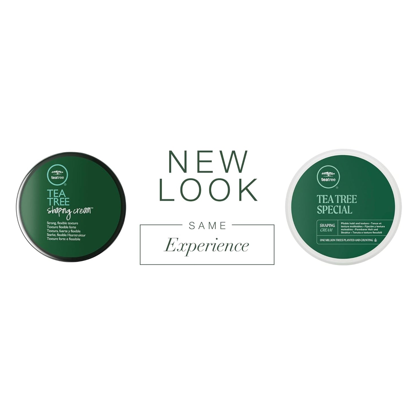 Tea Tree Shaping Cream - Long-Lasting Hair Styling Cream for All Hair Types | Matte Finish