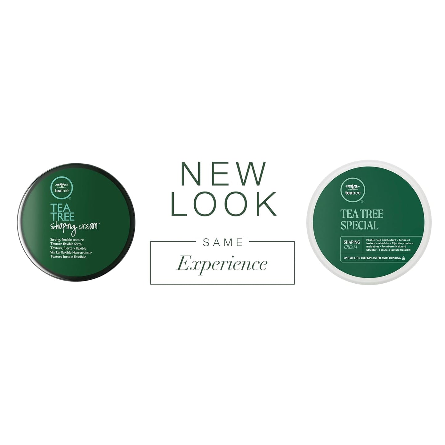 Tea Tree Shaping Cream - Hair Styling Cream for Long-Lasting Hold & Matte Finish | All Hair Types