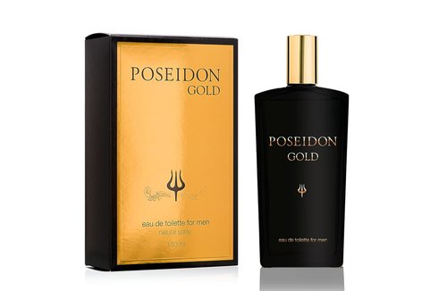 Instituto Español Poseidon Gold Eau de Toilette for Men - Sophisticated Fragrance, 5.1 fl oz (150 ml) Spray