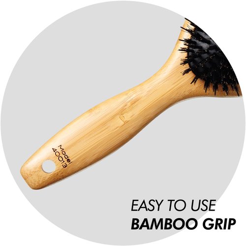 Sam Villa Signature Series Boar Bristle Hair Brush - Perfect for Professional Hair Styling