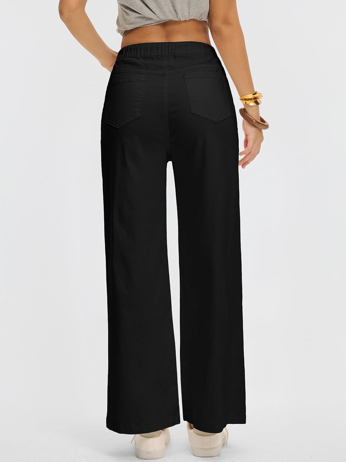 ANRABESS Women's Wide Leg Jeans - High Waisted Casual Denim Pants with Pockets | Trendy Relaxed Fit