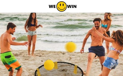 Aolowewin Glow in The Dark Spike Replacement Balls, Roundnet Game Balls - Play at Night, Light Up for 20~30 Minutes (3X Glow Balls)