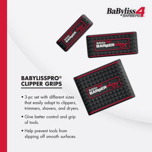 BaBylissPRO Barberology Clipper Grips - Enhance Precision & Control | Ergonomic Design