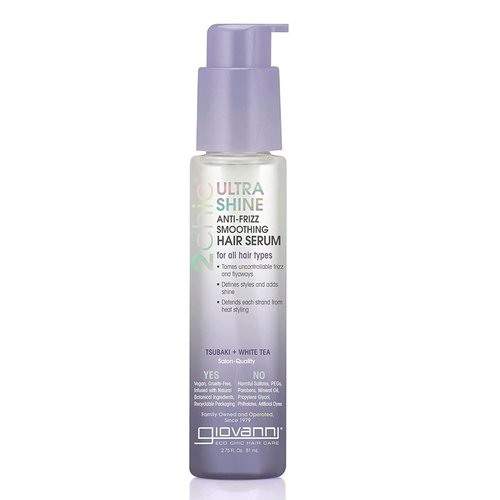 GIOVANNI 2chic Ultra-Shine Hair Serum - Anti-Frizz & Smoothing Formula, 2.75 oz | Tsubaki Oil & White Tea