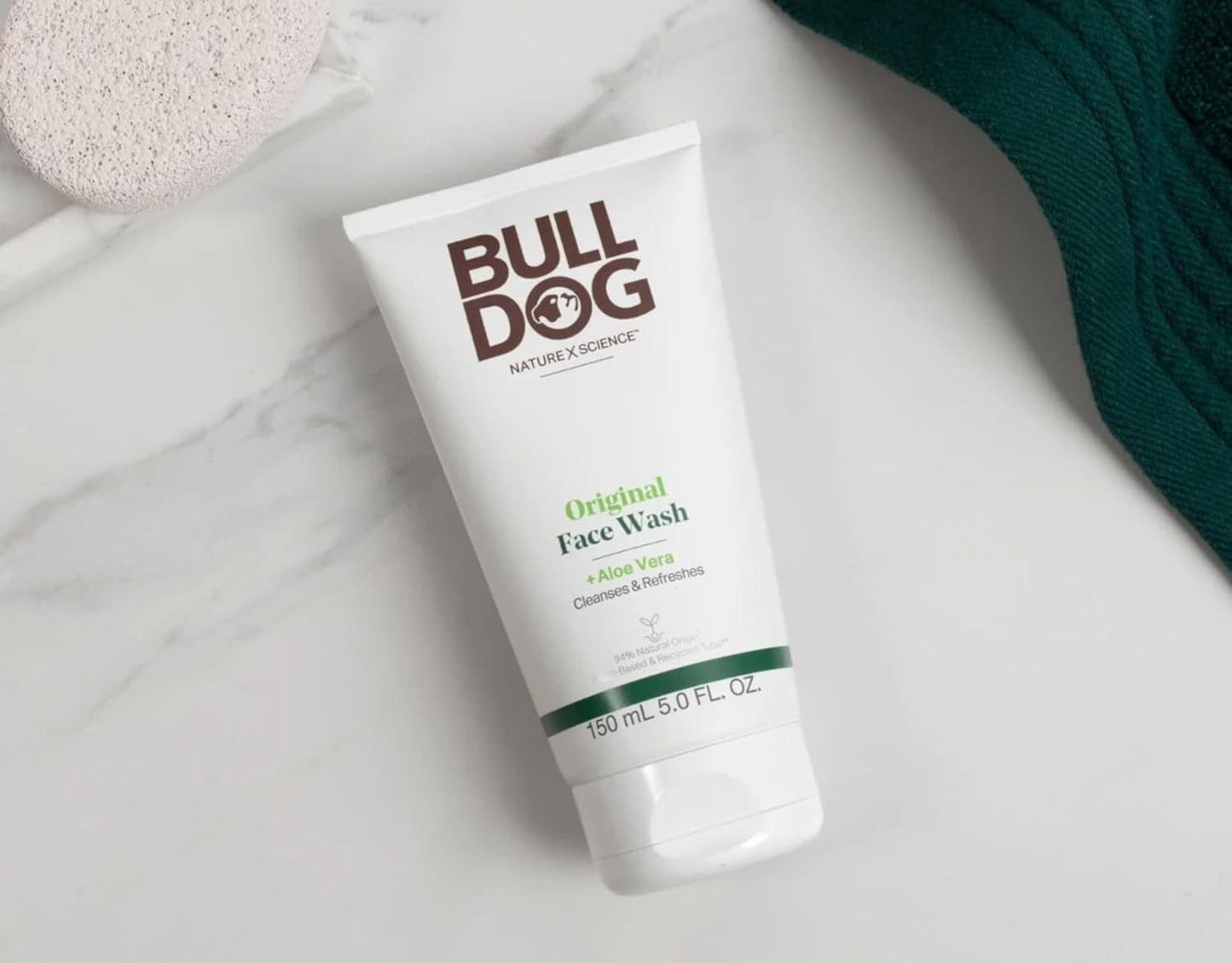 Bulldog Natural Skincare Face Wash for Men - Refreshing Cleanser, 5 Oz