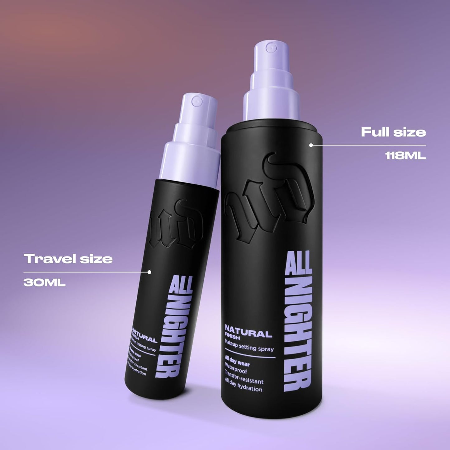 Urban Decay All Nighter Makeup Setting Spray - 24HR Waterproof, Natural Finish, Ultra-Fine Mist