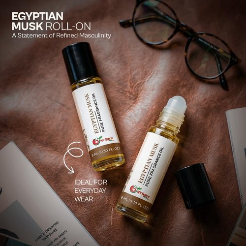 NY Spice Shop Egyptian Musk Fragrance - Soft Floral Musk Oil Blend for Enduring Aroma | Traditional Arabic Perfume