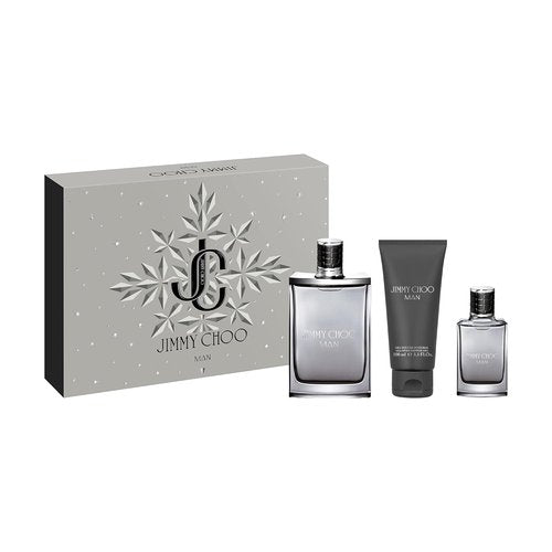 Jimmy Choo Man Eau de Toilette Gift Set - 3 Piece Collection with Shower Gel & Sprays