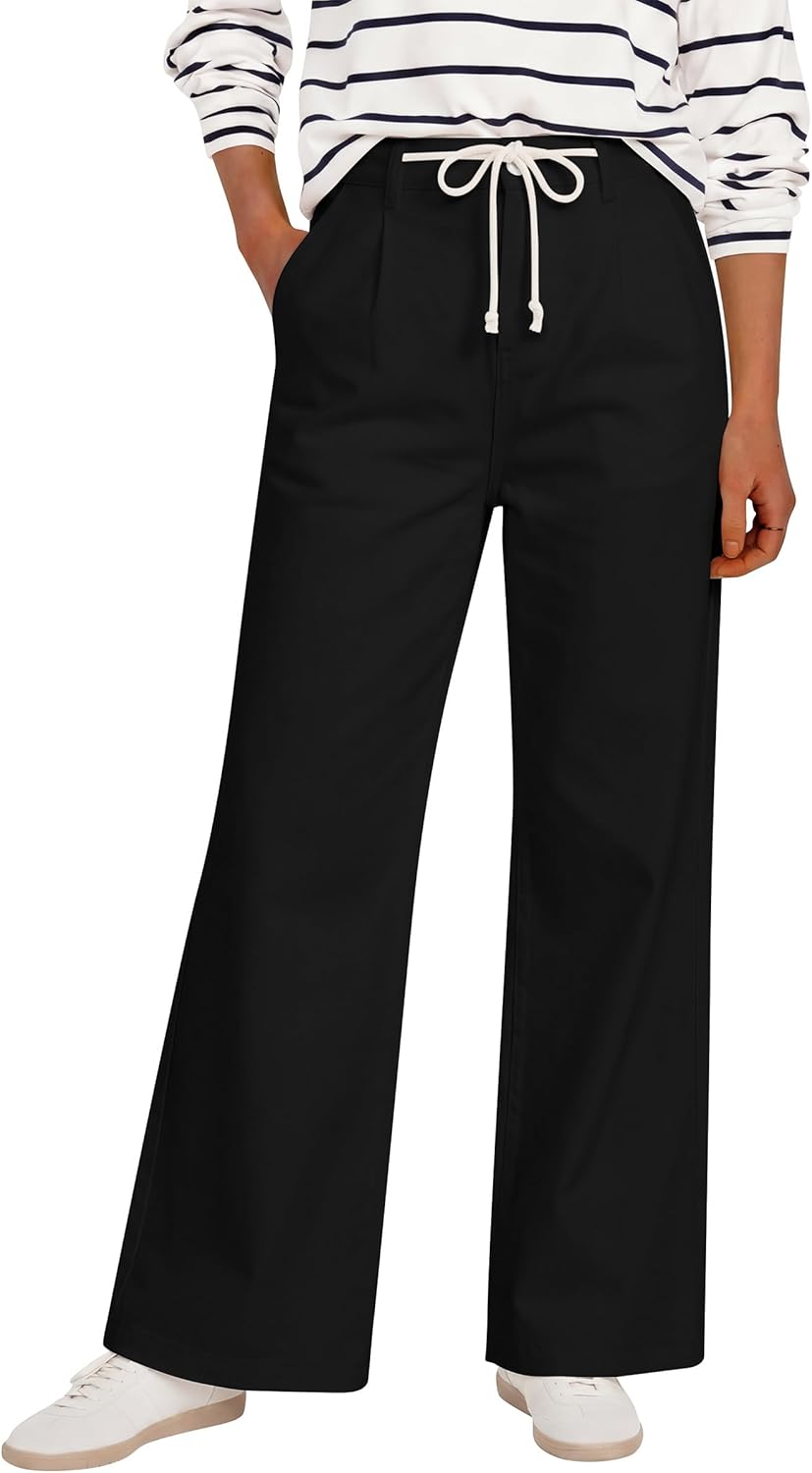 ANRABESS Women's Wide Leg Jeans - High Waisted Casual Denim Pants with Pockets | Trendy Relaxed Fit