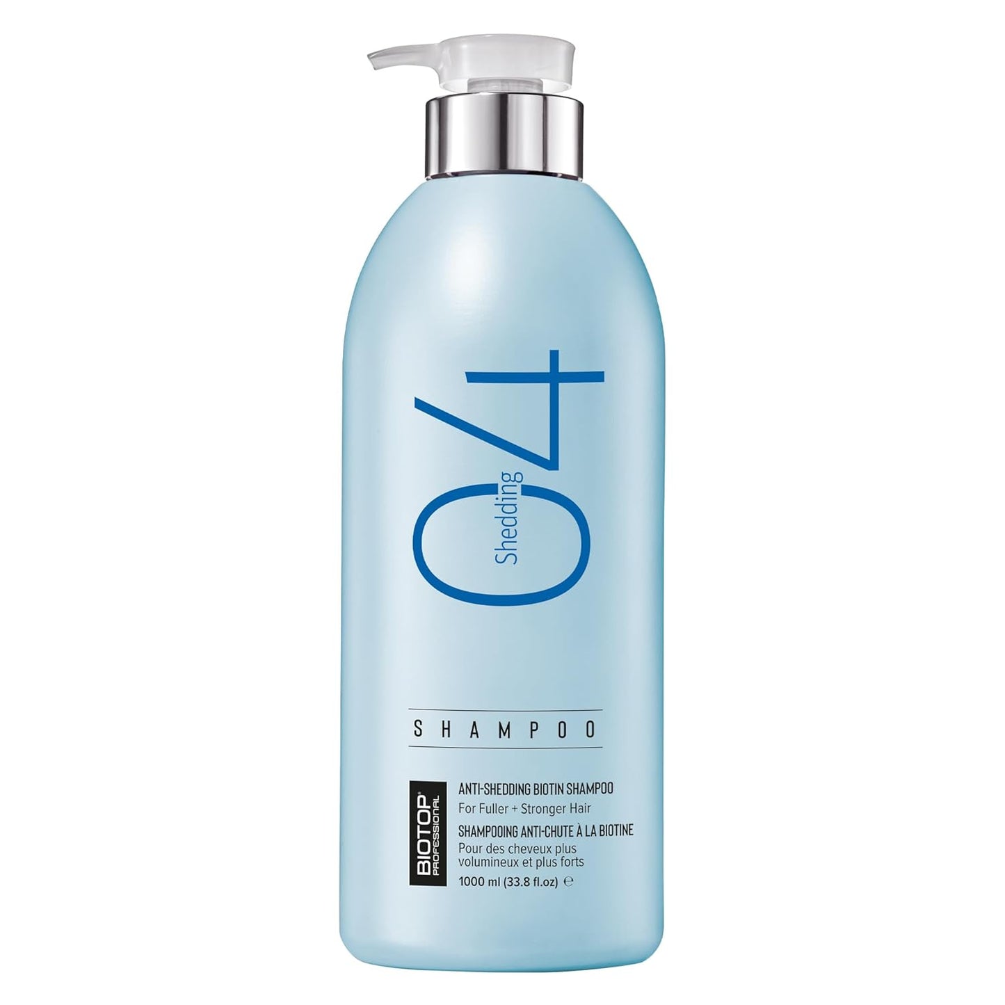 Biotop Professional 04 Hair Loss Shampoo - Strengthening Treatment with Biotin & Red Clover | 33.8 oz