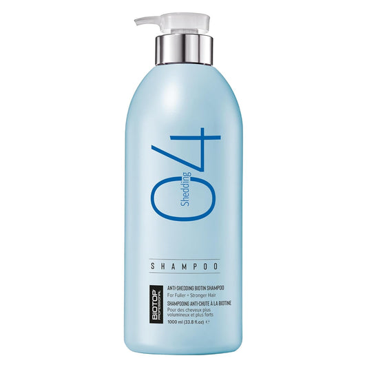 Biotop Professional 04 Hair Loss Shampoo - Strengthening Treatment with Biotin & Red Clover | 33.8 oz