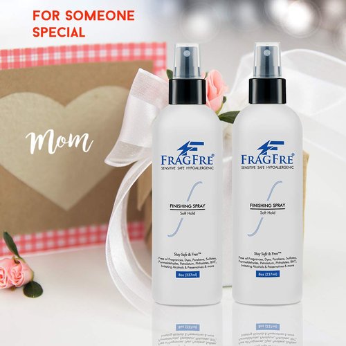 Regine Switzerland Hair Finishing Spray - Flexible Soft Hold for Sensitive Skin | 8 oz, Fragrance-Free & Hypoallergenic