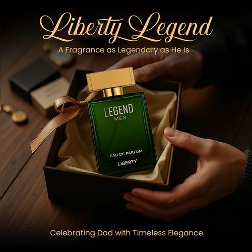 Liberty Legend Eau de Parfum for Men - Long-Lasting Bold Oriental Woody Fragrance | 100ml Luxury Gift
