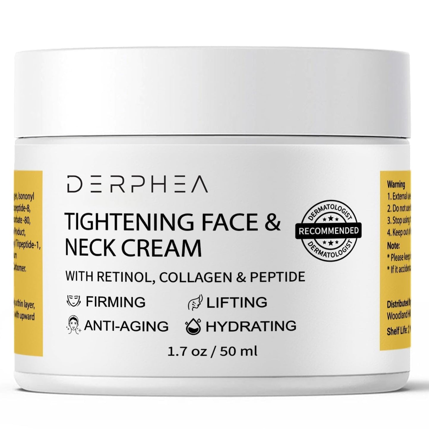 Skiennix Neck Tightening Cream - Firming Formula for Fine Lines & Sagging Skin | 1.7 OZ