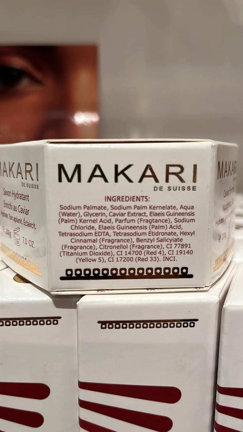 MAKARI Classic Caviar Enriched Treatment Soap 2 Pack (7 oz) | Moisturizing & Brightening Bar Soap for Face & Body | Anti-Aging Cleanser for Fine Lines & Wrinkles