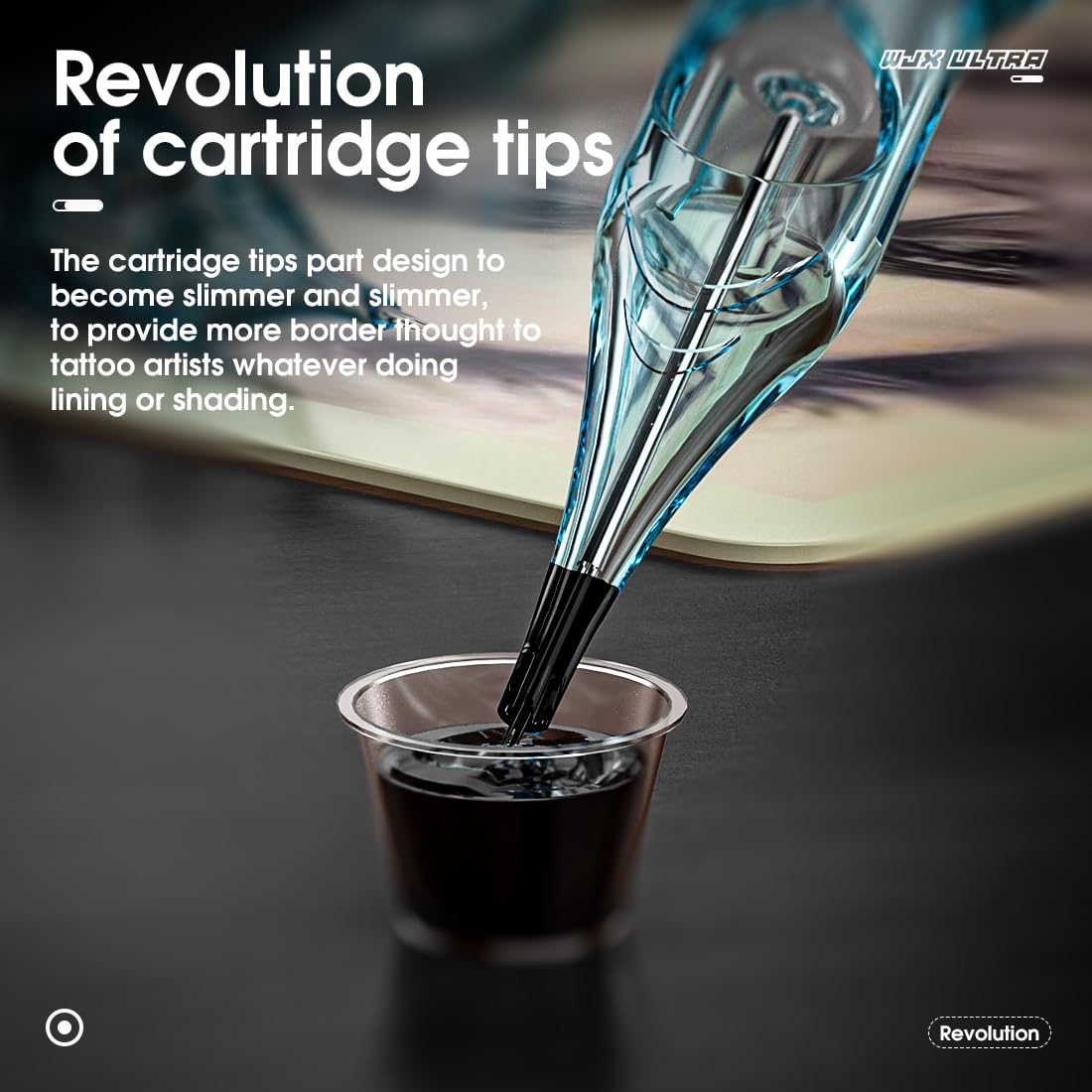 Wjx Ultra Tattoo Cartridges, 1007M Tattoo Needles 20Pcs Magnum Bugpin Size for Pro Artists