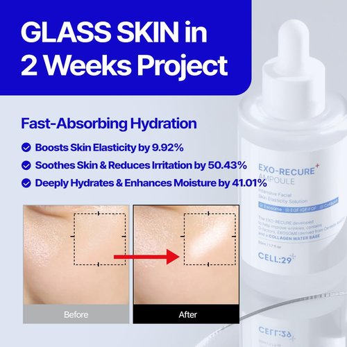 Exo-Recure Ampoule | 10,000 PPM Collagen Water for Fast Absorption & Deep Hydration - 50ml