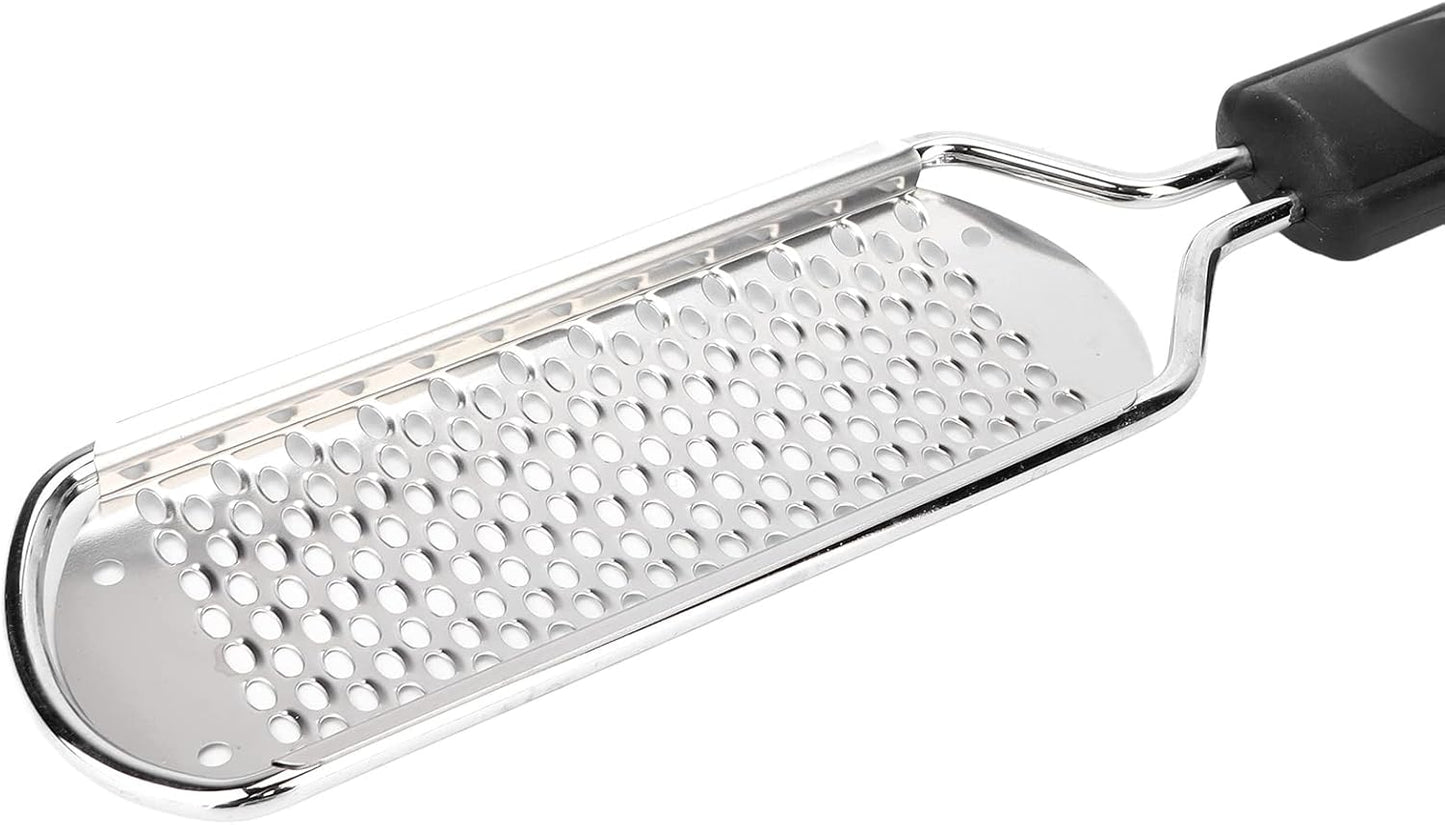 Skiennix Colossal Pedicure Rasp Foot File - Professional Stainless Steel Hard Skin Remover | Detachable Design for Wet & Dry Use