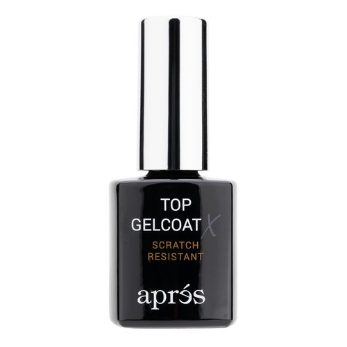 APRÉS Top Gelcoat X - Scratch Resistant Gel Nail Polish | 15ml Soak Off Glossy Finish