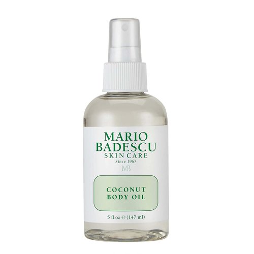 Mario Badescu Coconut Body Oil - Lightweight Hydrating Skin Care with Coconut Oil & Shea Butter | Perfect for After Shower Massage