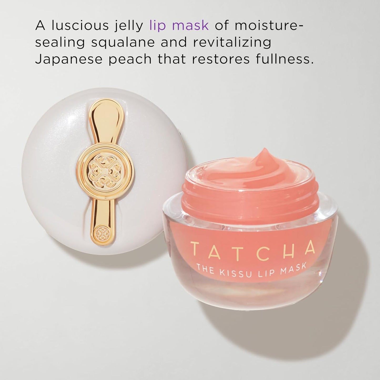 Tatcha Kissu Lip Mask - Overnight Hydrating Formula for Plump, Soft Lips | 9.0g | 0.32 oz