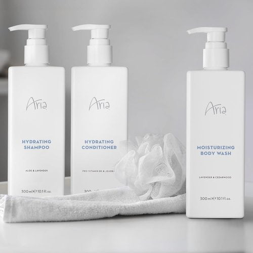 Aria Moisturizing Body Wash - Cedarwood, Green Mandarin & Lavender Scent - 10 oz Size